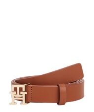 TOMMY HILFIGER TH LOGO Leather belt - Belts