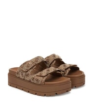 GUESS FAXON2 6.5 cm wedge sandals Beige / Brown - Women&rsquo;s shoes - 1