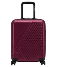 KWAY EUDOXIE LOGO Hand luggage trolley, with K-Way monogram red dk - Hand luggage - 1