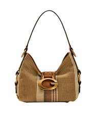 GUESS CAMDEN S Shoulder bag COGNAC MULTI - Women&rsquo;s Bags - 1