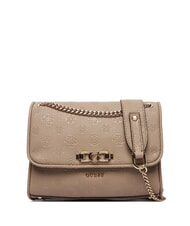 GUESS ANISE Mini shoulder bag / crossbody bag dark taupe logo - Women&rsquo;s Bags - 1