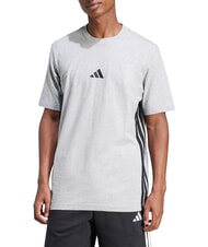 ADIDAS 3 STRIPES Short-sleeved, crew-neck T-shirt grey - T-shirt - 1