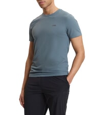 GUESS NEW TECH STRETCH Short-sleeved T-shirt squall sea - T-shirt - 1