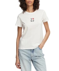 GUESS JEANS I LOVE Cotton T-Shirt - T-shirt