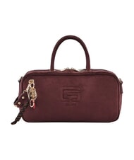 GAUD&Igrave; GRETA SUEDE Handbag with shoulder strap and charm - Women&rsquo;s Bags