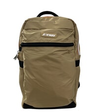 KWAY MID LAON Water-repellent nylon backpack beige khaki - Backpacks & School and Leisure - 1