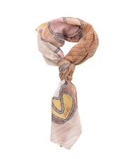 LIUJO LOGO Printed scarf natural - Scarves - 1