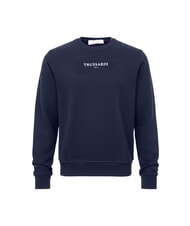 TRUSSARDI JERSEY Cotton sweatshirt Navy blue - Sweatshirts - 1