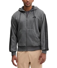 ADIDAS 3 STRIPES Hoodie grey - Sweatshirts - 1