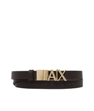 ARMANI EXCHANGE CINTURA Reversible leather belt - Belts