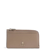 FURLA CAMELIA Leather coin purse greige - Women&rsquo;s Wallets - 1