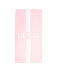 GUESS LOGO Cotton beach towel happy pink - Travel Accessories - 1