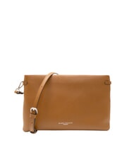 GIANNI CHIARINI HERMY Leather clutch bag with shoulder strap - Women&rsquo;s Bags