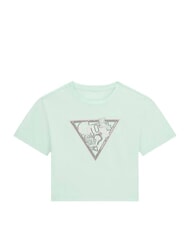 GUESS KID Cotton T-shirt peaceful green - Child T-shirt - 1
