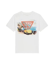 GUESS KID Printed T-Shirt purwhite - Child T-shirt - 1