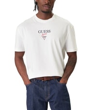GUESS JEANS BAKER Cotton T-Shirt alabaster white - T-shirt - 1