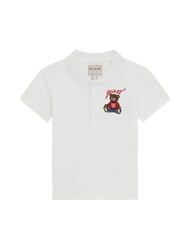 GUESS KID Cotton polo shirt purwhite - Child T-shirt - 1