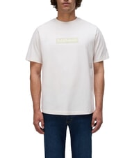 NAPAPIJRI S-BOX LOGO SS 1 Cotton T-Shirt white whisper - T-shirt - 1