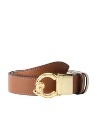 COCCINELLE C-ME BICOLOR  Reversible leather belt - Belts