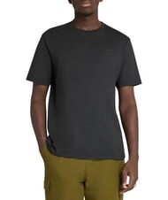 TIMBERLAND SILICON BADGE Cotton T-shirt, short sleeves - T-shirt
