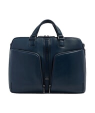 PIQUADRO W143 15.6" leather laptop briefcase - Work Briefcases