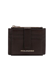 PIQUADRO PATRICIA Leather card holder BROWN - Women&rsquo;s Wallets - 1