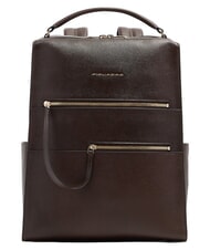 PIQUADRO PATRICIA 15.6" Laptop Backpack in Leather - Women&rsquo;s Bags