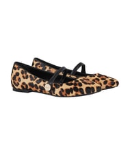 GAUD&Igrave; GYPSY PONY HAIR MACULA Leather ballerinas - Women&rsquo;s shoes