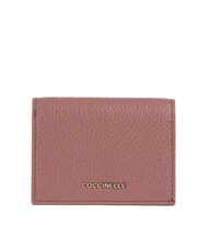 COCCINELLE METALLIC SOFT Compact leather wallet winter rose - Women&rsquo;s Wallets - 1