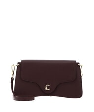 COCCINELLE C-ME Hammered leather bag with flap - Women&rsquo;s Bags