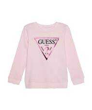GUESS CORE KIDS Crewneck sweatshirt with print ballet pink - Baby Sweatshirt - 1