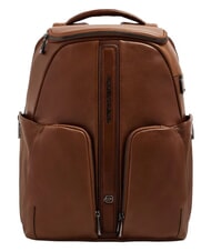 PIQUADRO W143 Travel backpack and 14" laptop holder LEATHER - Backpacks & School and Leisure - 1