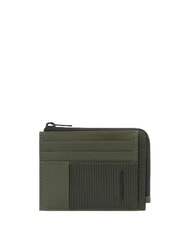 PIQUADRO W145 6-slot card holder GREEN - Men&rsquo;s Wallets - 1