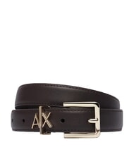 ARMANI EXCHANGE TONGUE Leather belt - Belts