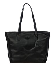 BRIC&rsquo;S VOLTERRA Leather Shopping Bag Black - Women&rsquo;s Bags - 1