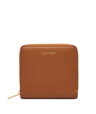 CALVIN KLEIN EMBOSSED LOGO Small Zip Around Wallet - Women&rsquo;s Wallets
