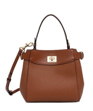 CALVIN KLEIN MIX MEDIA Mini handbag with shoulder strap natural umber - Women&rsquo;s Bags - 1