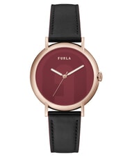 FURLA EASY SHAPE Fashion watch black/red - Watches - 1