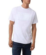 GUESS BOX LOGO EMBOSSED T-shirt with embroidered logo - T-shirt