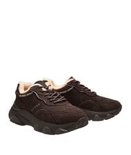GUESS MICOLA3 Leather sneakers brown - Women&rsquo;s shoes - 1
