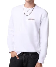 GUESS JEANS REGULAR AMERICAN Crewneck sweatshirt purwhite - Sweatshirts - 1