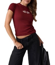 GUESS JEANS PRINT SLIM Slim-fit short-sleeved T-shirt - T-shirt