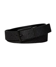 CALVIN KLEIN PIN BUCKLE Leather belt black/matte black - Belts - 1