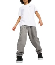PUMA WARDROBE ESS Short-sleeved T-shirt, in pure cotton white - Child T-shirt - 1