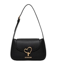 LOVE MOSCHINO HEART TURNLOCK Shoulder bag Black - Women&rsquo;s Bags - 1