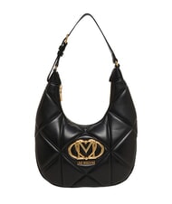 LOVE MOSCHINO EMBOSSED Q Shoulder bag Black - Women&rsquo;s Bags - 1