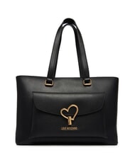 LOVE MOSCHINO HEART TURNLOCK Shopping Bag - Women&rsquo;s Bags