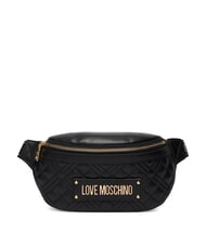 LOVE MOSCHINO QUILTED Pouch Black - Women&rsquo;s Bags - 1