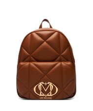 LOVE MOSCHINO EMBOSSED Backpack with pocket LEATHER - Women&rsquo;s Bags - 1