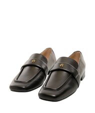 FURLA SIGNATURE  Leather moccasins - Women&rsquo;s shoes